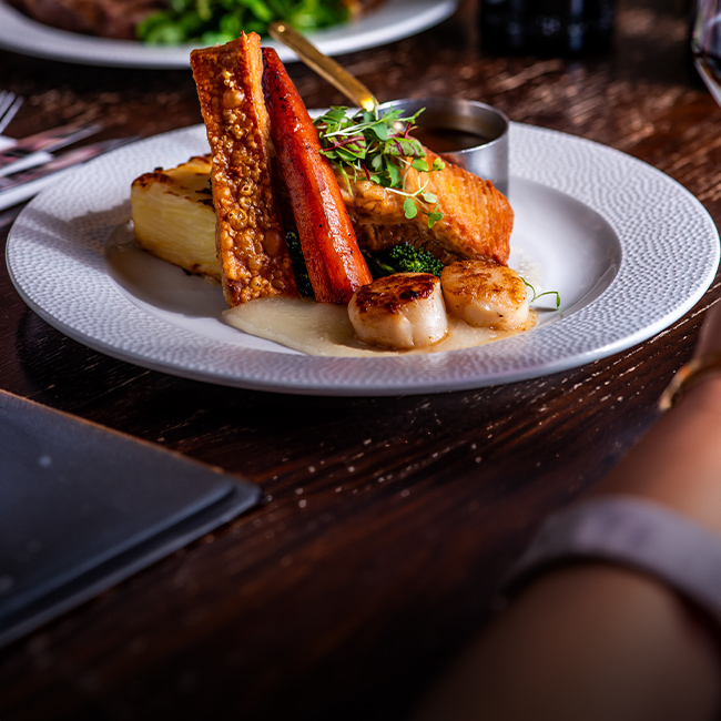 Explore our great offers on Pub food at The Langton