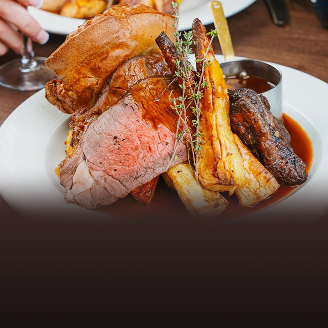 Sunday menu at The Langton