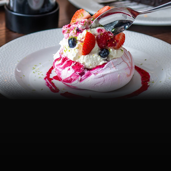 Dessert menu at The Langton