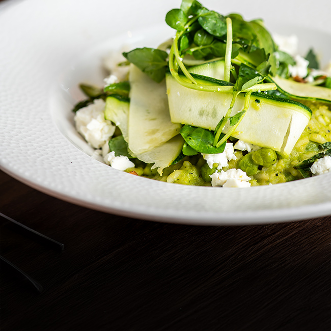 Vegan menu at The Langton