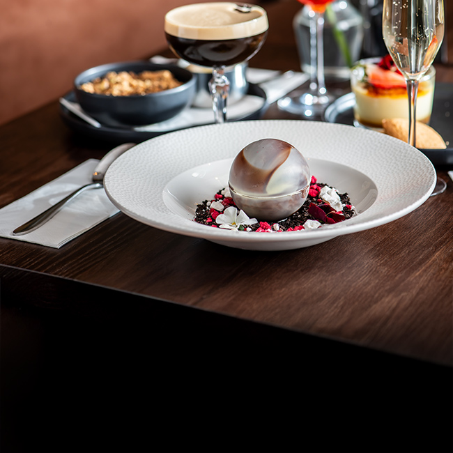 Dessert menu at The Langton